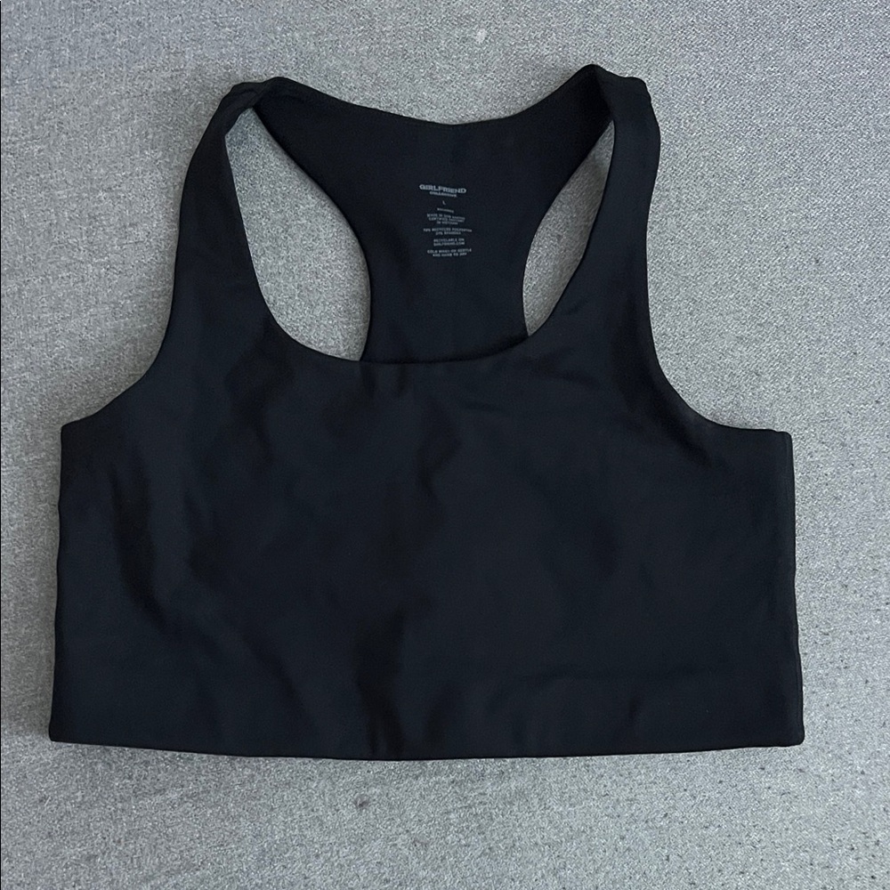 Girlfriend Collective Black Sports Bra